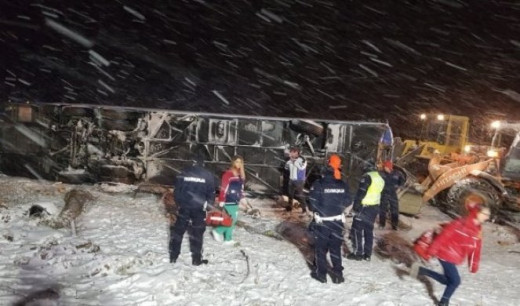 Two passengers remain in critical condition after Leskovac bus crash