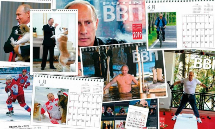Putin calendar outselling all its rivals in Japan