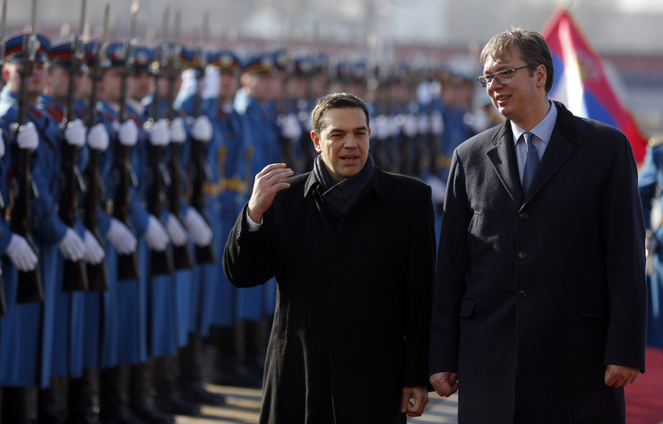 Serbian President Vucic used “North Macedonia” in press conference with Tsipras