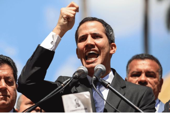 Venezuela’s Guaido declares himself president