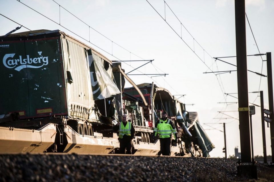 Six people reported killed in Denmark train crash