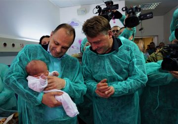 Skopje City presents gifts to first baby of 2019