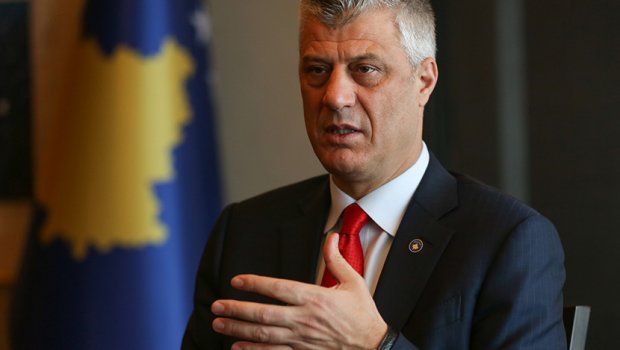 Under pressure from the Trump administration, Thaci pledged to cancel tax on Serbian products