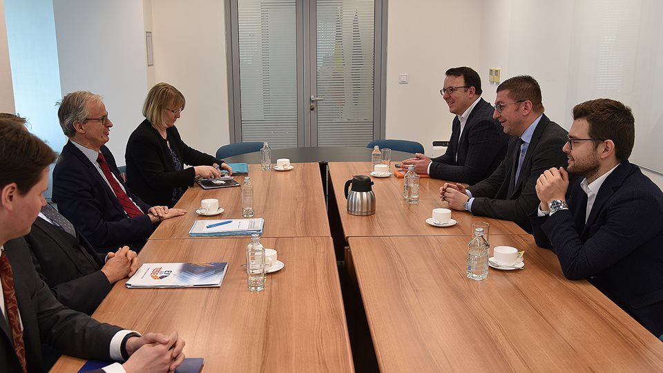 Mickoski and EU’s Danielsson discussed lack of reforms and Government’s failure to fight crime and corruption