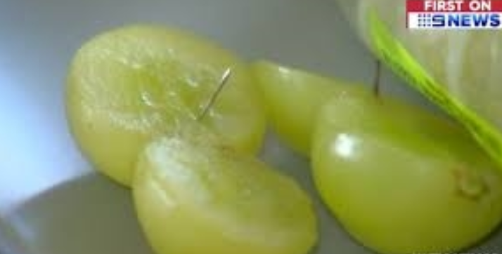 Needles found in supermarket grapes in Australia
