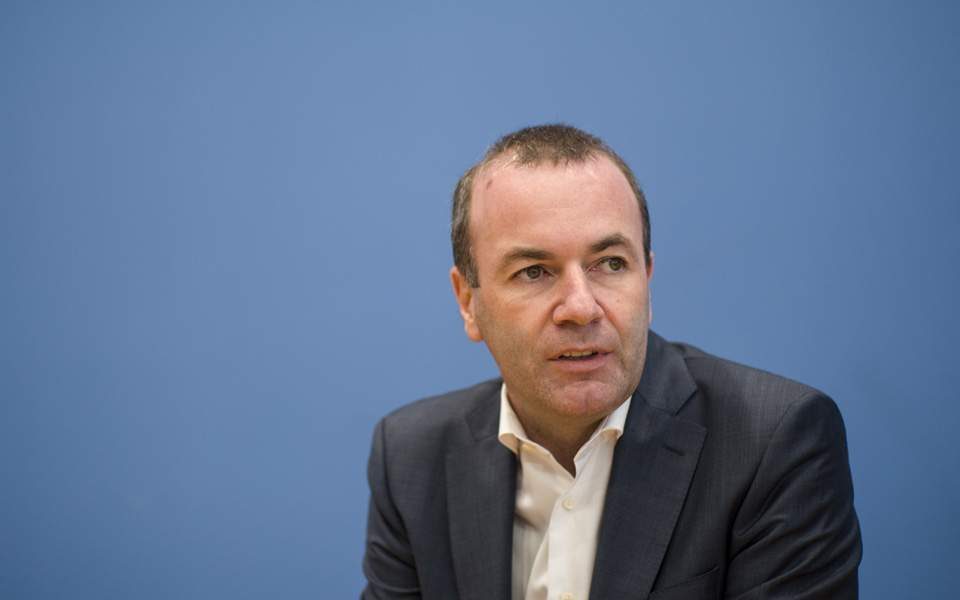 Manfred Weber denies supporting the Prespa treaty