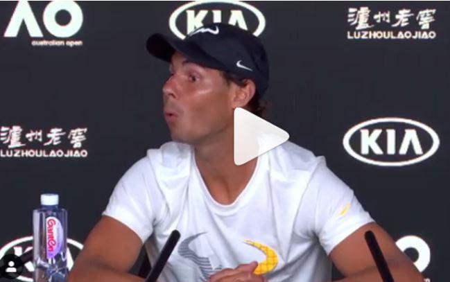 Rafael Nadal wakes up journalist in Australian Open press conference
