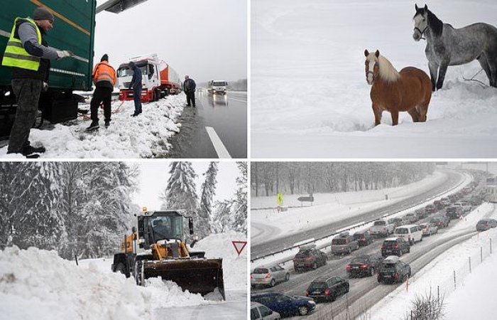 Strong winter storm hits Europe, at least 12 people killed