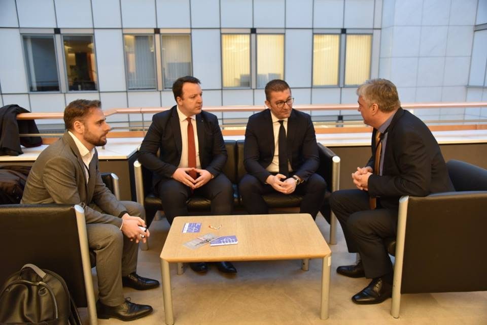 Mickoski in Brussels: I explained to my interlocutors that Zaev wants to steal the presidential elections