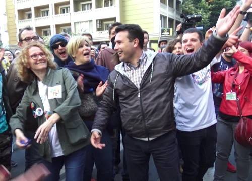Zaev throws paint, Shekerinska throws paint, Shilegov throws paint, Spasovski throws paint .. Can you explain why there are no charges against them?