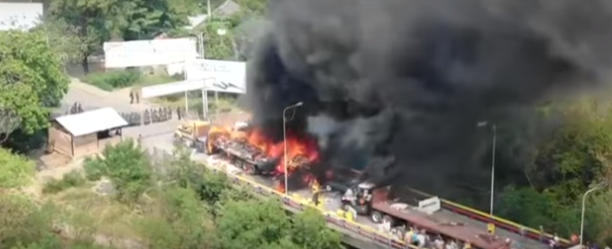 At least four killed in stand off over humanitarian aid shipment to Venezuela