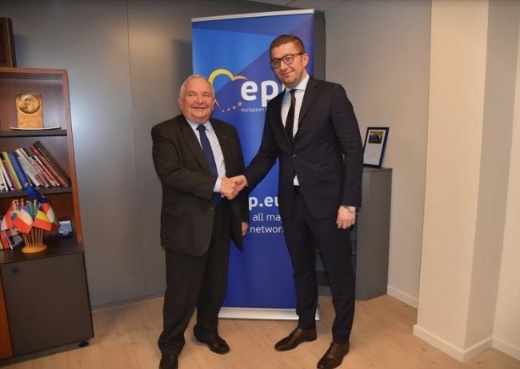 Mickoski warns EPP President Joseph Daul about the worsening situation in Macedonia