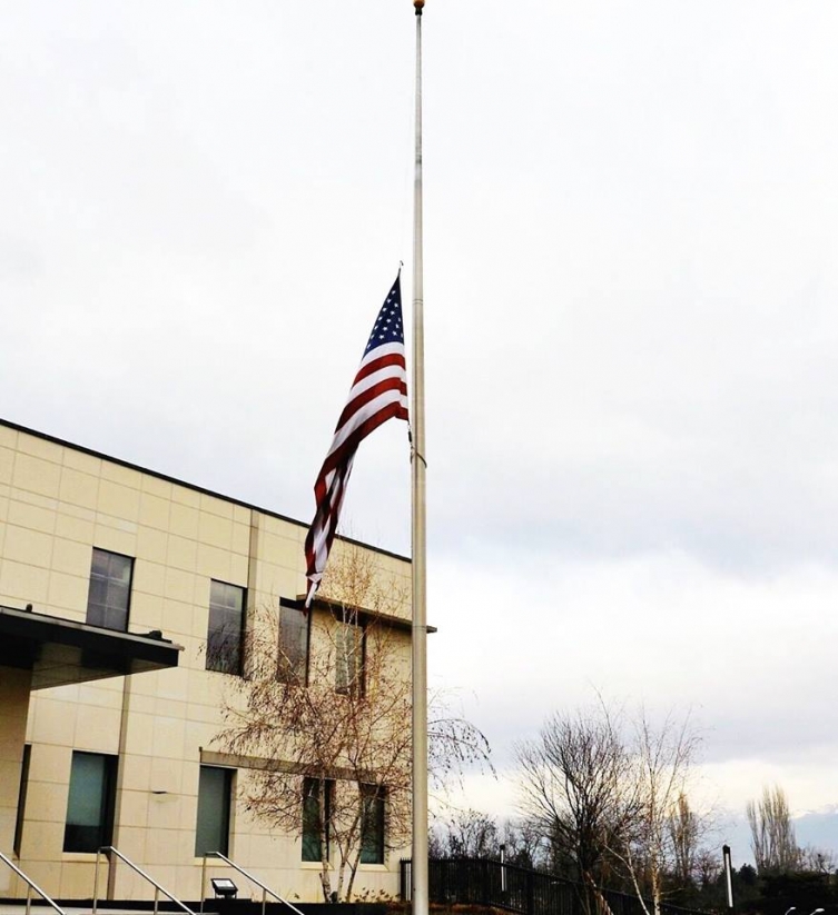 US flag flown at half-mast in tribute to bus crash victims