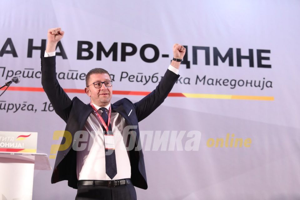 Mickoski: Today we elect the future president of the Republic of Macedonia