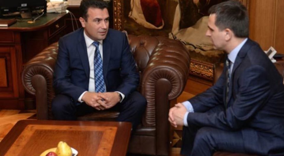 Zaev meets BESA’s Kasami to discuss joint presidential candidate