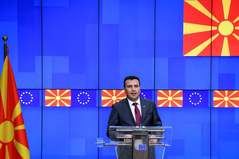 Zaev asks EU officials to approve opening accession talks with “his country”