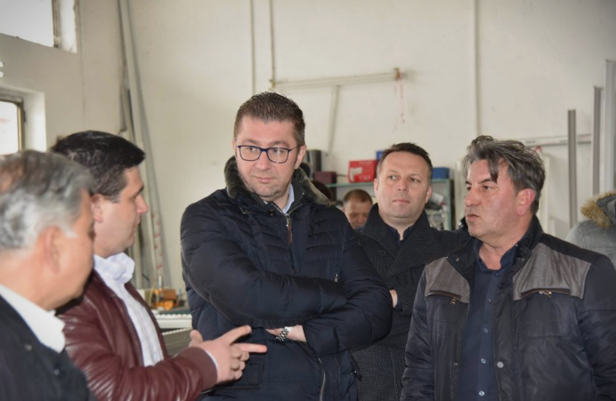 Mickoski in Kavadarci: Our priorities will be development of the economy, opening of new jobs and higher salaries