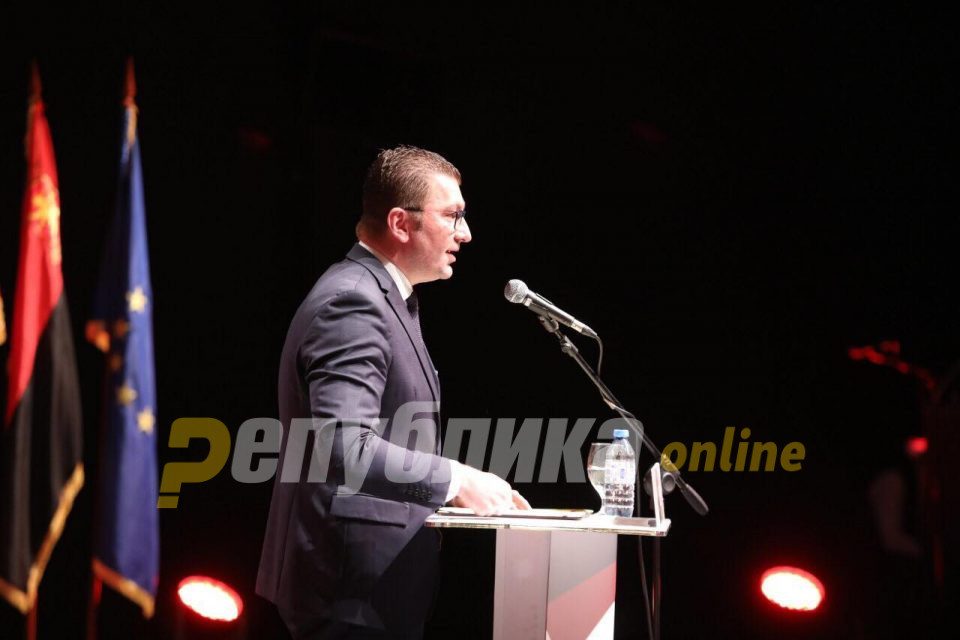 Mickoski: Zaevism must be defeated, and the coming elections will be a referendum of the people