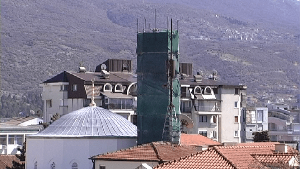 Construction of Ali Pasha mosque minaret in Ohrid stopped