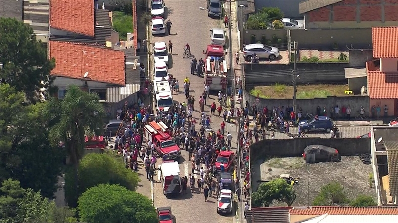 At least 8 people were killed in a school shooting in Brazil