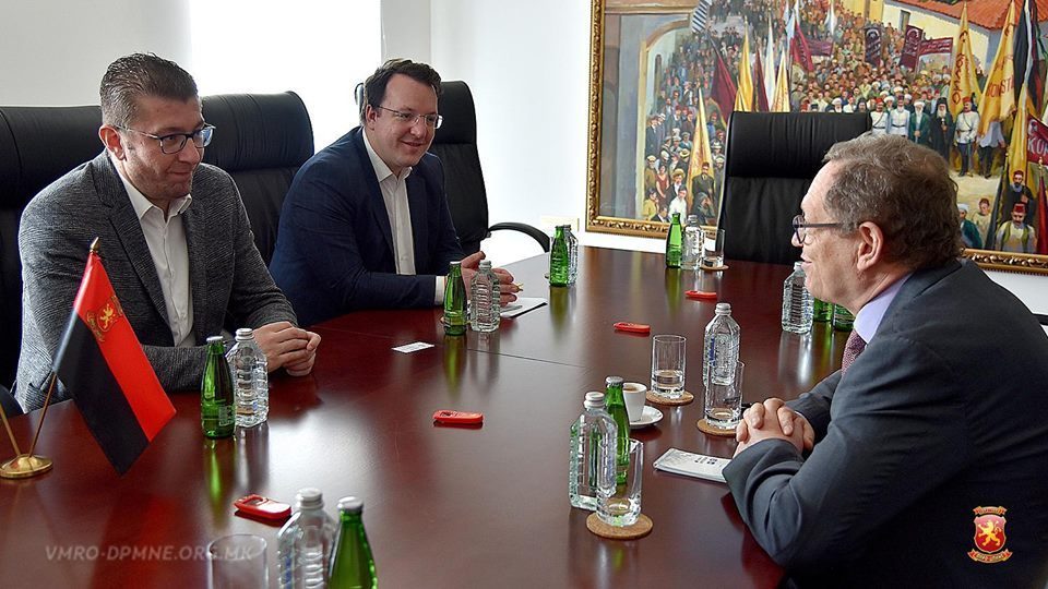 Mickoski meets Poland’s Ambassador Tyciński