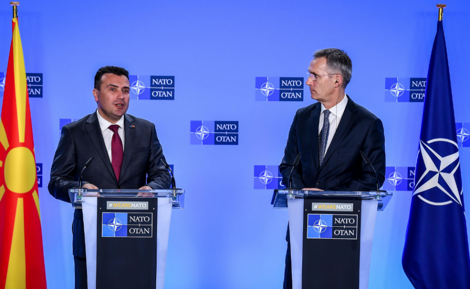 Zaev promises Stoltenberg that Macedonia will increase defense spending to 2 percent of GDP