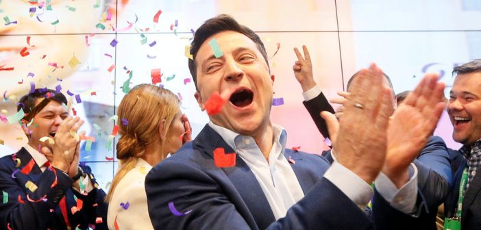 Ukraine election: Comedian Zelensky ‘wins presidency by landslide’