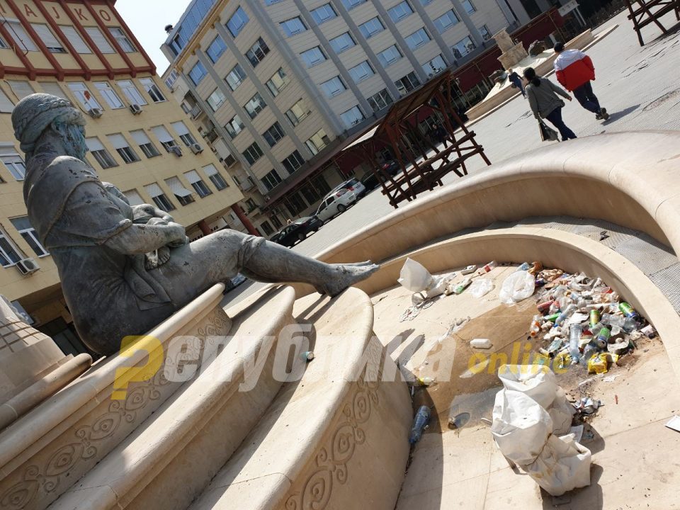 Downtown Skopje – a city SDSM left uncleaned and unfinished