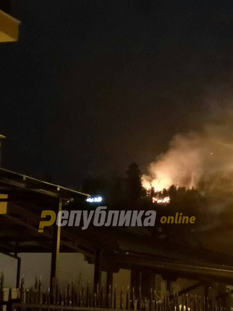 Fire on Mt. Vodno, endangered the Kozle children’s hospital