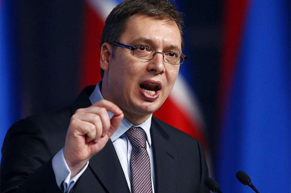 Vucic says arrests are an attempt to scare Kosovo Serbs and drive them away
