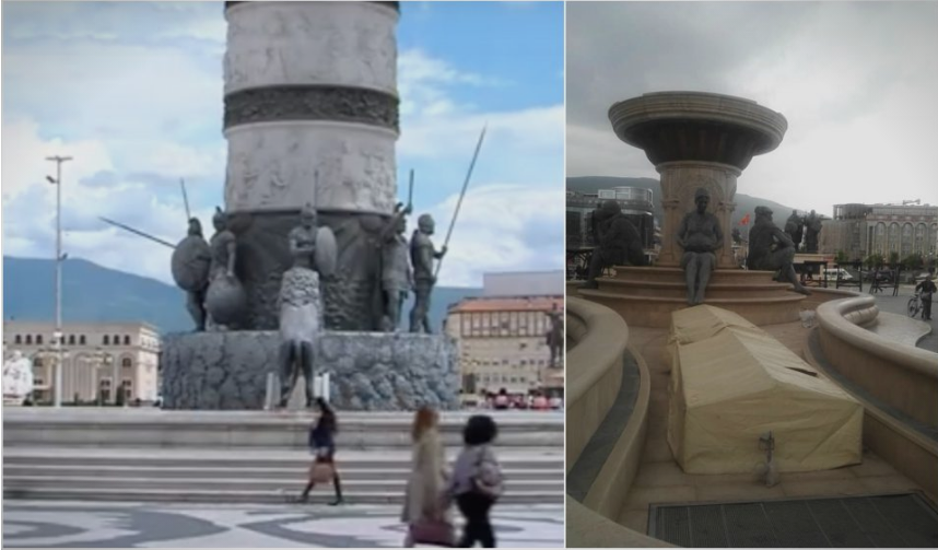 Lider: Skopje fountains are left unused because much of the pumps and pipes were stolen
