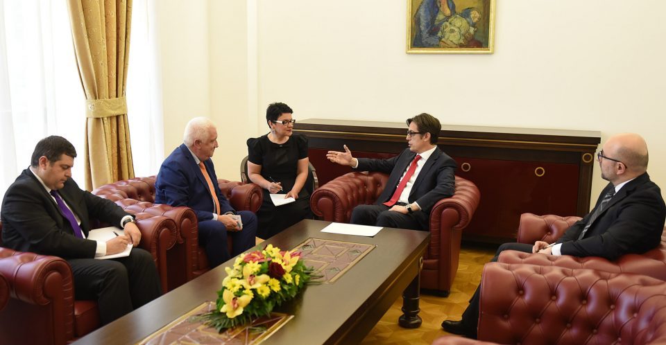 President Pendarovski meets Albanian Ambassador Reka