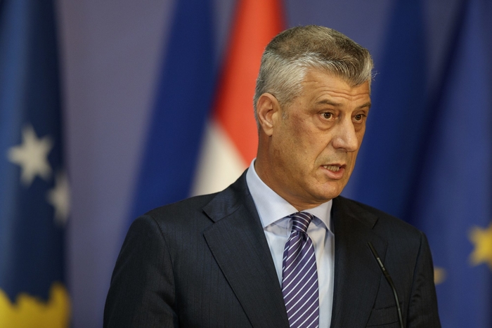 Thaci said he would not allow a Community of Serb Municipalities to be formed