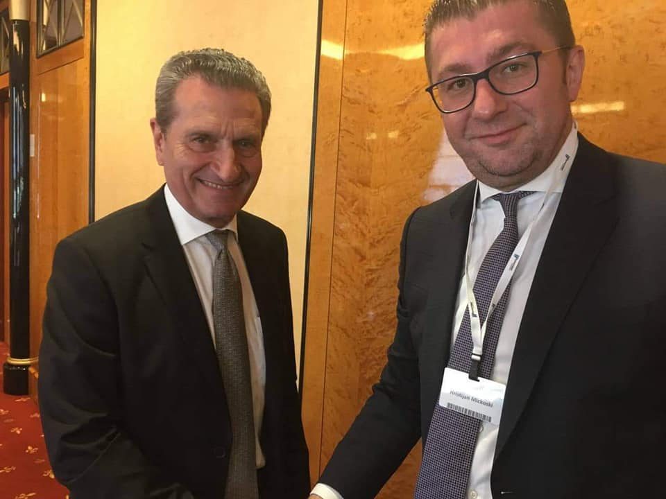Mickoski attends a CDU/KAS conference in Berlin, has meetings in the German Foreign Ministry