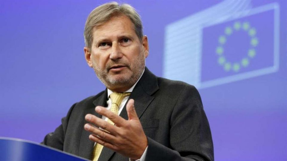 Hahn calls for EU accession talks for Macedonia as soon as possible, can’t confirm a date in September