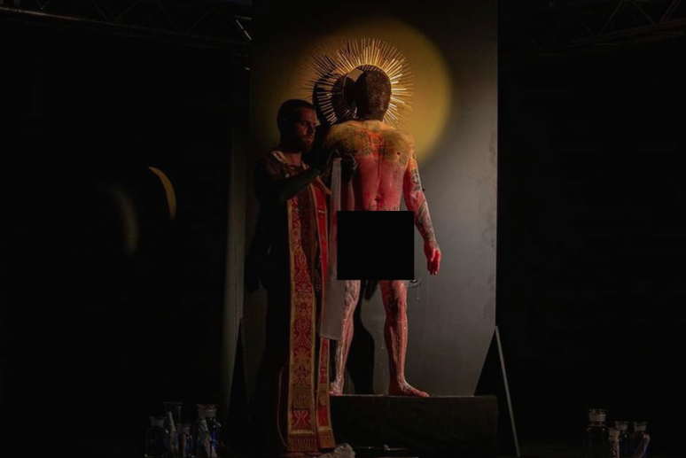 LGBT event portraying an Orthodox priest in various sex acts sparks outrage
