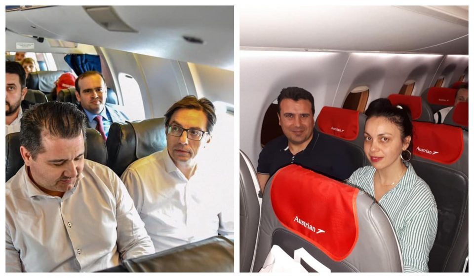 Zaev and Pendarovski used commercial flights, but not out of modesty