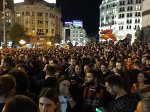 Thousands gather to welcome EHF’s champion Vardar