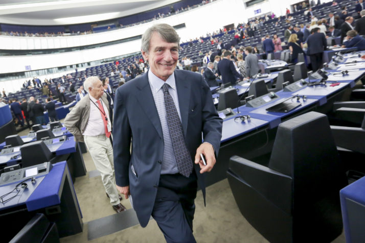 David Sassoli elected as new European Parliament president