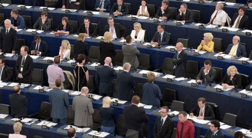 Protests mar opening of European Parliament’s new session
