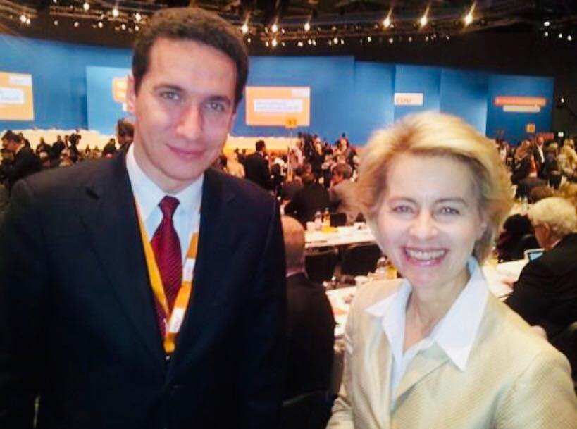 Gjorcev extends congratulations to Ursula von der Leyen, the German CDU and the EPP