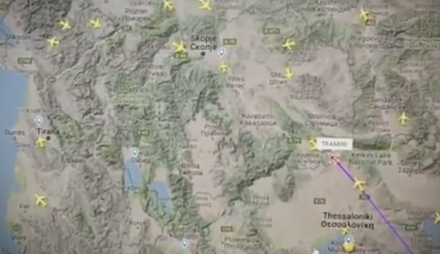 Macedonian air traffic control confirms that the Turkish pilot reported an incident on May 8th