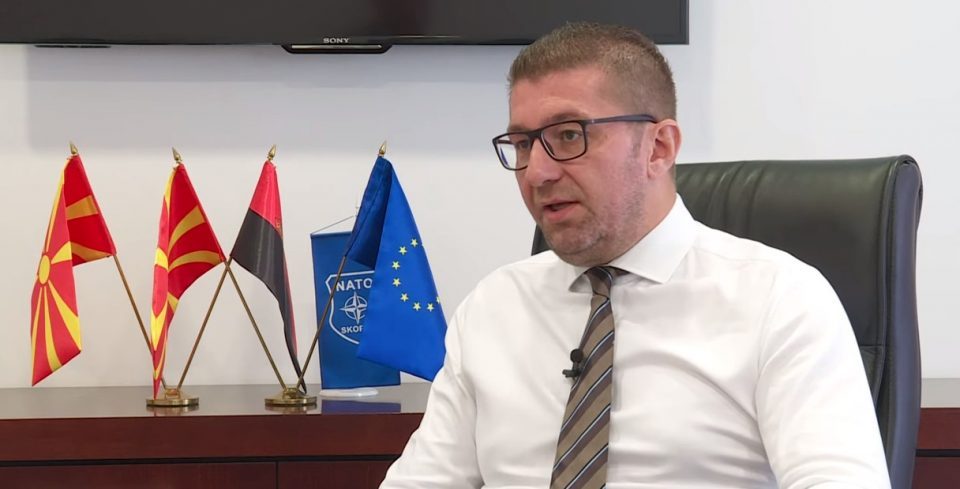 Mickoski says Zaev revealed there is also a direct link between the Government and prosecutor Vilma Ruskoska