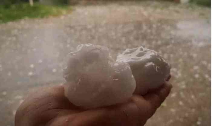 Hailstones the size of tennis balls hit south-central France