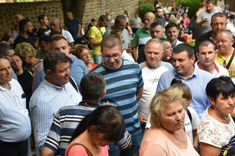 Mickoski in Berovo: Period of change is coming, when the government will face the people who will severely punish it