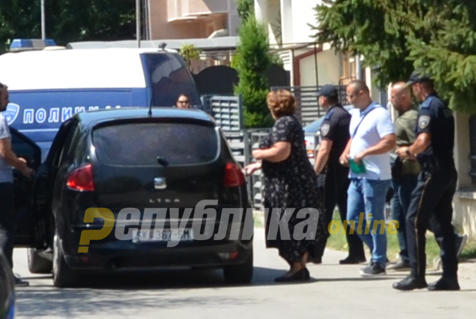 Police take Katica Janeva to Criminal Court