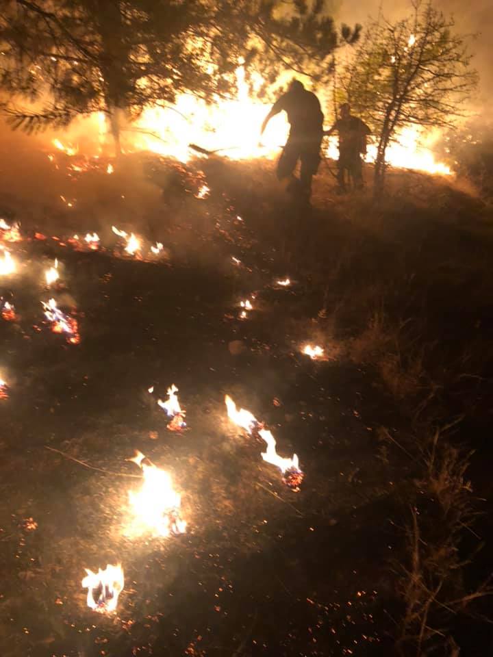 Veles fire extinguished late last night