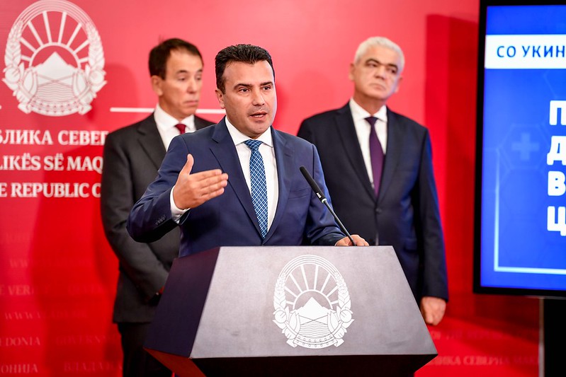 Zaev’s stands by his healthcare officials charged with corruption, reveals he is receiving and sharing intel from the prosecutors