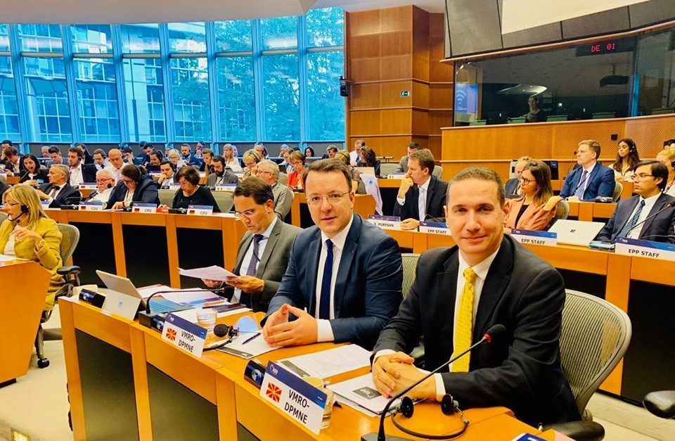 Nikoloski and Gjorcev represent VMRO at the EPP conference in Brussels