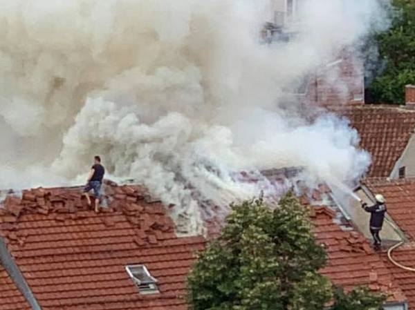 Fire breaks out in several stores in the Bitola old bazaar